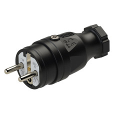 Вилка кабельна 16A/250V/2P+E/IP54 виробник PCE 0531-s