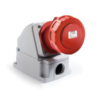 Розетка настінна Famatel 3P+E+N, 63A, 400В, IP67
