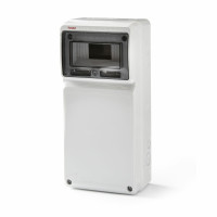 Шафа під розетки Famatel AcquaCOMBI, 8 модулів, IP65