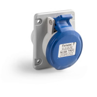 Розетка вбудована похила Famatel 10° 2P+E, 16A, 230В, IP54