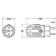 Вилка Famatel Schuko 2P+E, 16A, 250В, IP54