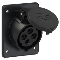Розетка вбудована похила 16А/400V/3P+E/IP44 виробник PCE 414-6ttf8x