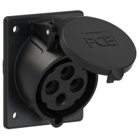 Розетка встроенная наклонная 32А/400V/3P+E/IP44 производитель PCE 424-6ttx