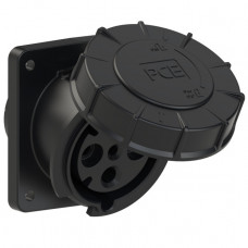 Розетка вбудована похила 63А/400V/3P+E/IP67 виробник PCE 434-6xs
