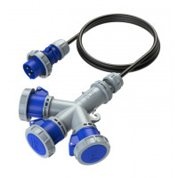 Тройник 16А/230V/2P+E/IP67 производитель PCE 9432003