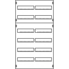 Панель для установки модулів 1ряд/3рейки ABB 1V00A