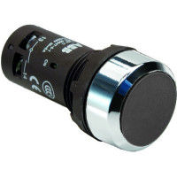 CP1-30B-10 Кнопка прихована 1НВ, без фікс., хром. мет. кільце, чорна