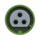 Розетка кабельна 16А/24-42V/2P+E/IP44 виробник PCE 283-4v