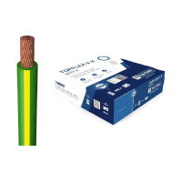 Провід монтажний Topflex 1*1.5 H07V-K yellow/green