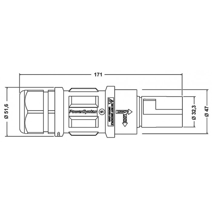 SPZ4LDEGN050MQ SPZ 480A вилка кабельна Земля, зелена