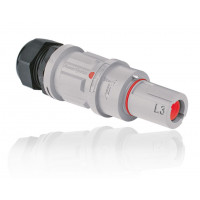 SPZ4LD3GY050MQ SPZ 450А вилка кабельная L3, cерая