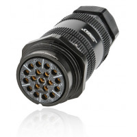SSX19FV-GCMS SSX 19 pin SPIDER розетка кабельная, золотое покрытие контактов, под обжим
