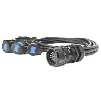 PBFSPIST1/ SP Spider Soca SP19M6FBL-015 19 pin розетка-розгалужувач кабельна, 6х1,5 м H07RN-F 3G2,5