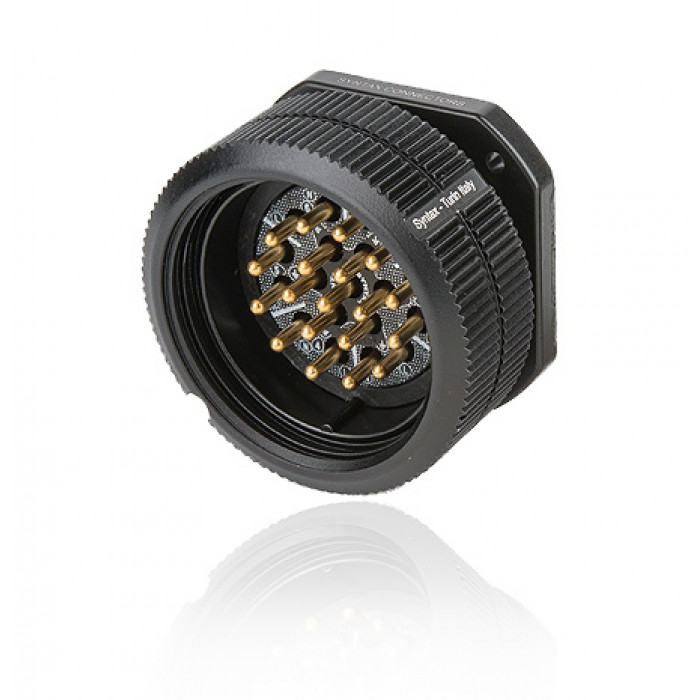 SSX19MPDSS SSX 19 pin вилка панельна, срібне покриття контактів, під паяння