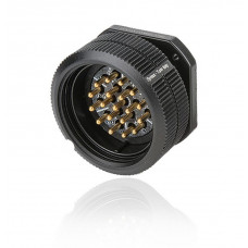 SSX19MPDSC SSX 19 pin вилка панельна, срібне покриття контактів, під обтиск