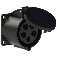 Розетка вбудована 32А/400V/3P+N+E/IP44 виробник PCE 325-6x