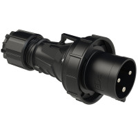 Вилка кабельна 63А/230V/1P+N+E/IP67 виробник PCE 033-6xs
