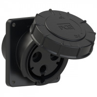 Розетка вбудована похила 125А/230V/1P+N+E/IP67 виробник PCE 443-6xs