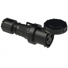 Розетка кабельна 63А/230V/1P+N+E/IP67 виробник PCE 233-6xs