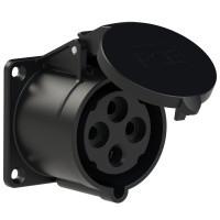 Розетка вбудована 32А/400V/3P+E/IP44 виробник PCE 324-6ttx