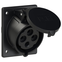 Розетка встроенная наклонная 32А/400V/3P+E/IP44 производитель PCE 424-6x