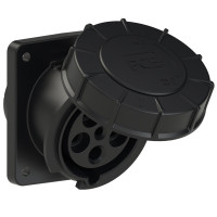 Розетка вбудована похила 63А/400V/3P+N+E/IP67 виробник PCE 435-6xs