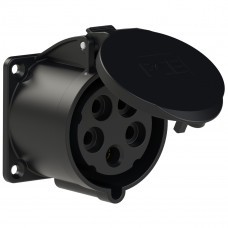 Розетка вбудована 32А/400V/3P+N+E/IP44 виробник PCE 325-6ttx