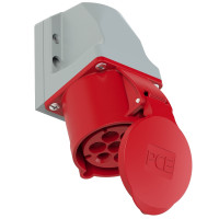 Настінна розетка 32А/400V/6P+E/IP44 виробник PCE 127-6v