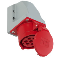 Настенная розетка 16A/400V/6P+E/IP44 производитель PCE 117-6v