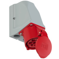 Настінна розетка 32A/400V/6P+E/IP44 виробник PCE 927-6v