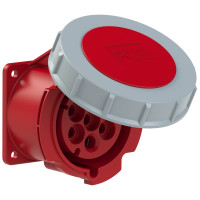 Розетка вбудована 32А/400V/6P+E/IP67 виробник PCE 3272-6f70v