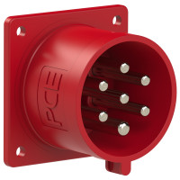 Вилка встроенная 32A/400V/6P+E/IP44 производитель PCE 627-6f7v