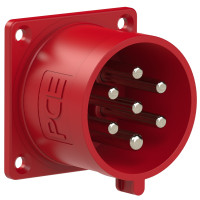 Вилка вбудована 32A/400V/6P+E/IP44 виробник PCE 627-6v