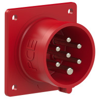 Вилка вбудована 16A/400V/6P+E/IP44 виробник PCE 617-6f7v