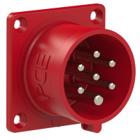 Вилка вбудована 16A/400V/6P+E/IP44 виробник PCE 617-6v