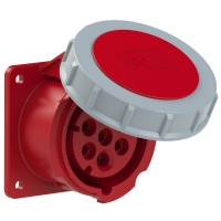 Розетка вбудована 16А/400V/6P+E/IP67 виробник PCE 3172-6v