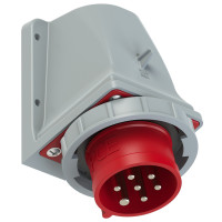Вилка настінна 32А/400V/6P+E/IP67 виробник PCE 5272-6kv