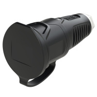 Розетка кабельна 16A/250V/2P+E/IP54 виробник PCE 2511-sw