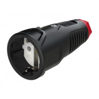 Кабельна розетка 16A/250V/2P+E/IP20 виробник PCE 2510-srс