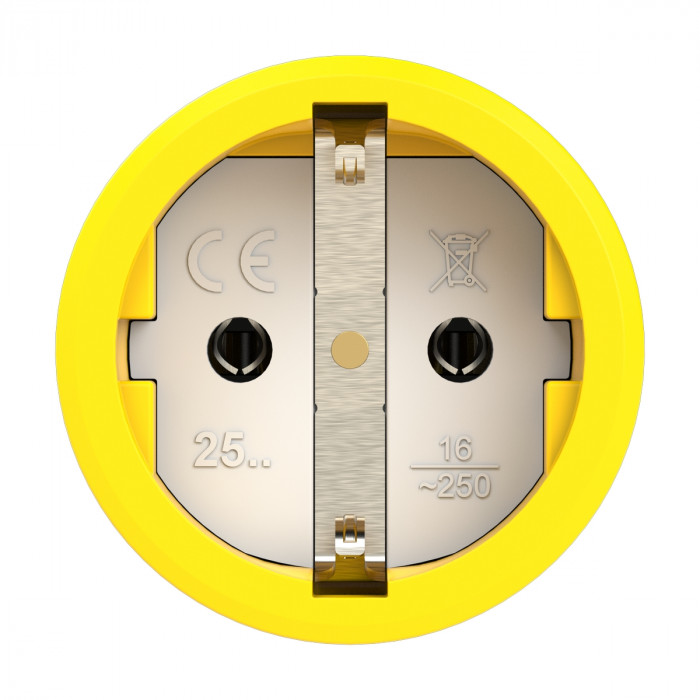 Кабельна розетка 16A/250V/2P+E/IP20 виробник PCE 2510-es