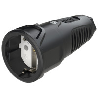 Кабельна розетка 16A/250V/2P+E/IP20 виробник PCE 2510-ss