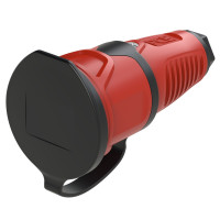 Розетка кабельна 16A/250V/2P+E/IP54 виробник PCE 2511-rs
