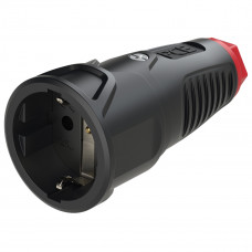 Розетка каб 16A/250V/2P+E/IP20 виробник PCE 2520-sr
