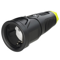 Розетка2510 до 16A/250V/2P+E/IP20 виробник PCE 2510-shew