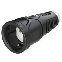 Розетка PCE до 16A/250V/2P+E/IP20 производитель PCE 2510-sww