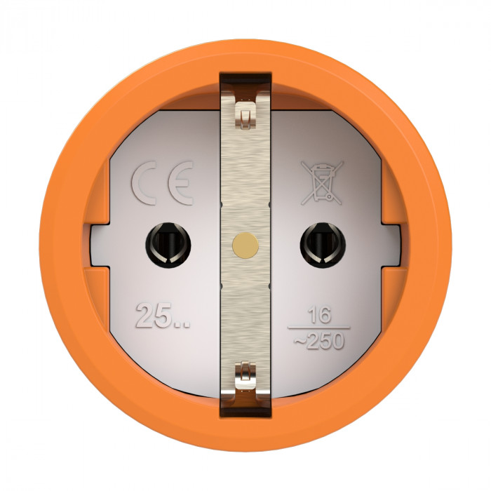 Кабельна розетка 16A/250V/2P+E/IP20 виробник PCE 2510-os