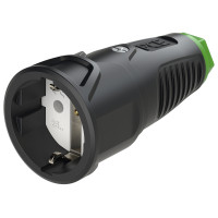 Кабельна розетка 16A/250V/2P+E/IP20 виробник PCE 2510-shu