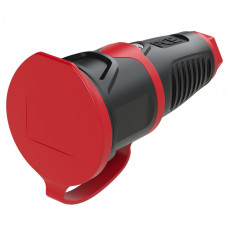 Розетка кабельна 16A/250V/2P+E/IP54 виробник PCE 2521-sr