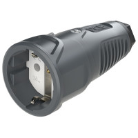Кабельная розетка 16A/250V/2P+E/IP20 производитель PCE 2510-as