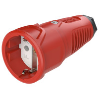 Розетка кабельна 16A/250V/2P+E/IP20 виробник PCE 2510-rs